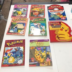 Set of 8 Pokémon books